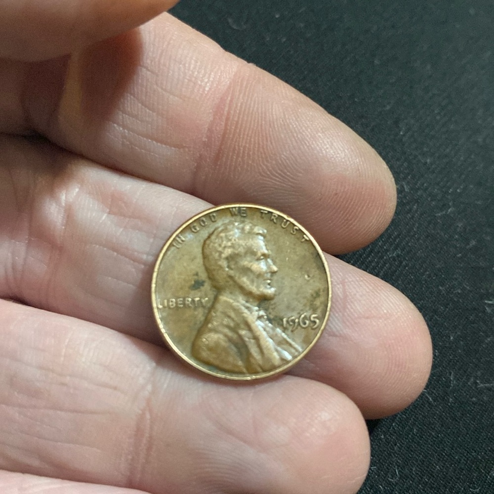 A rare 1965 penny ,